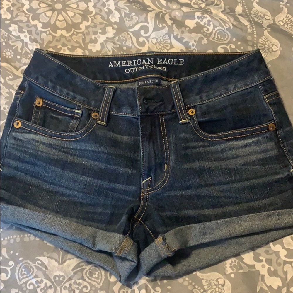 American Eagle super stretch jean shorts